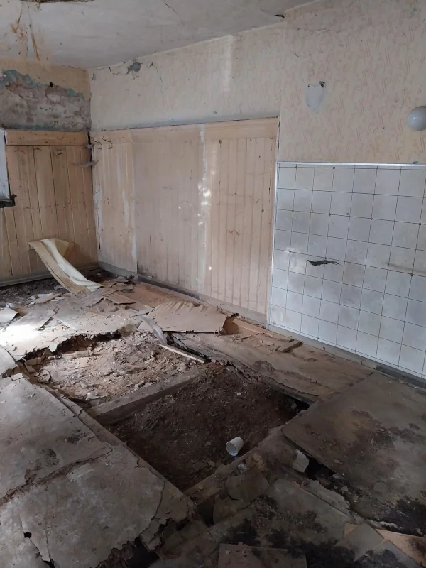 Wohnzimmer der Doppelhaushälfte Schwedengasse 5